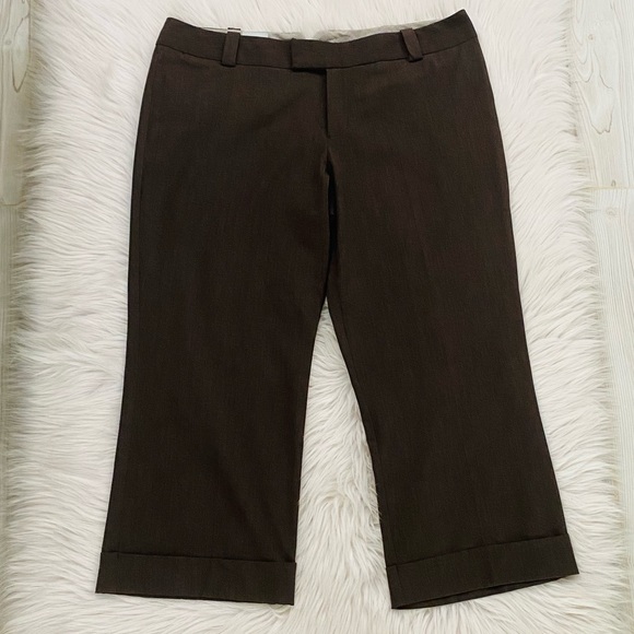 Ladies Size 14, Dark Brown, Low Rise Crop Pant by Mossimo - Picture 7 of 7